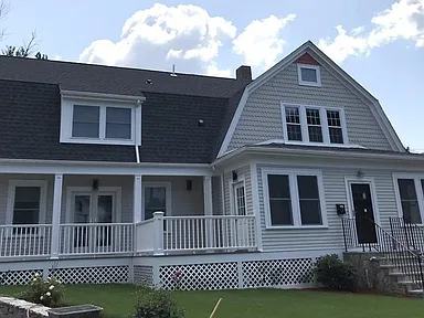 Finished home exterior
